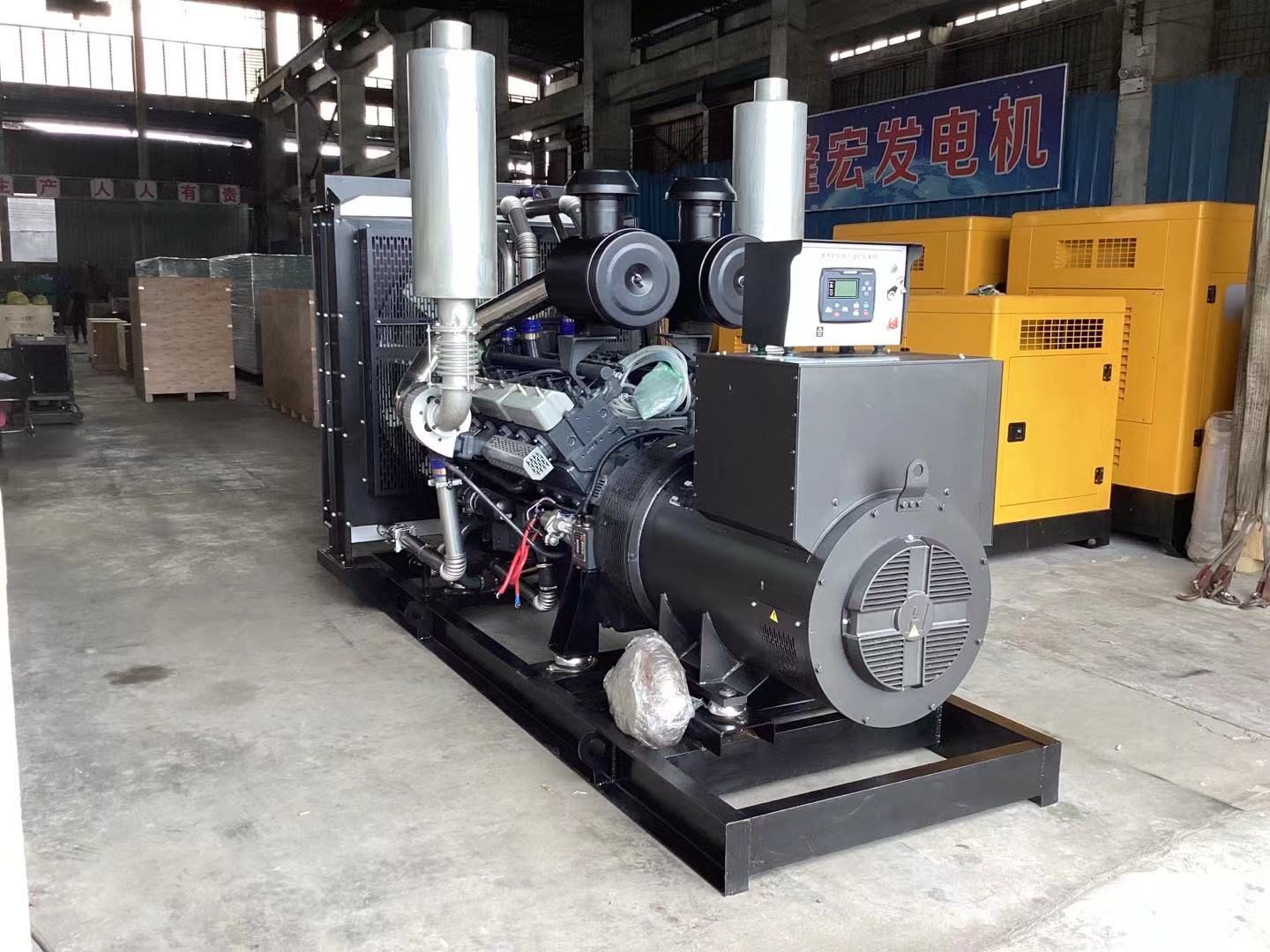 潍柴系列200千瓦全铜无刷开架型低噪音型柴油发电机组 柴油发电机 250kva发电机组